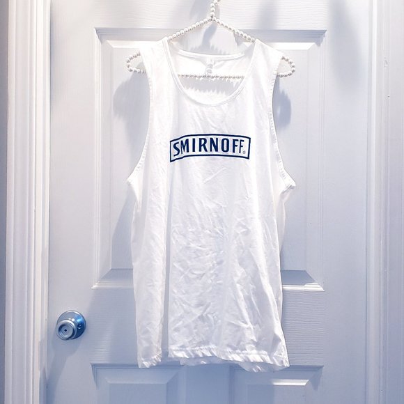 Smirnoff Other - Smirnoff Vodka White Muscle Tank Top